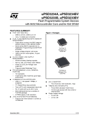 Datasheet uPSD3233A-24U1T manufacturer STMicroelectronics
